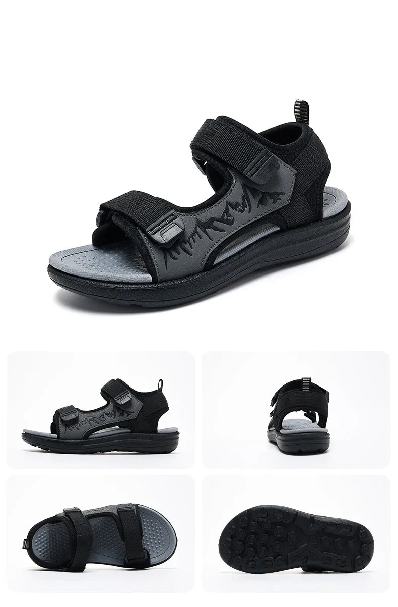 Summer New Children's Sports Sandals Boys Open Toe Sandals Water Beach Shoes Youth Lightweight Comfortable Slippers