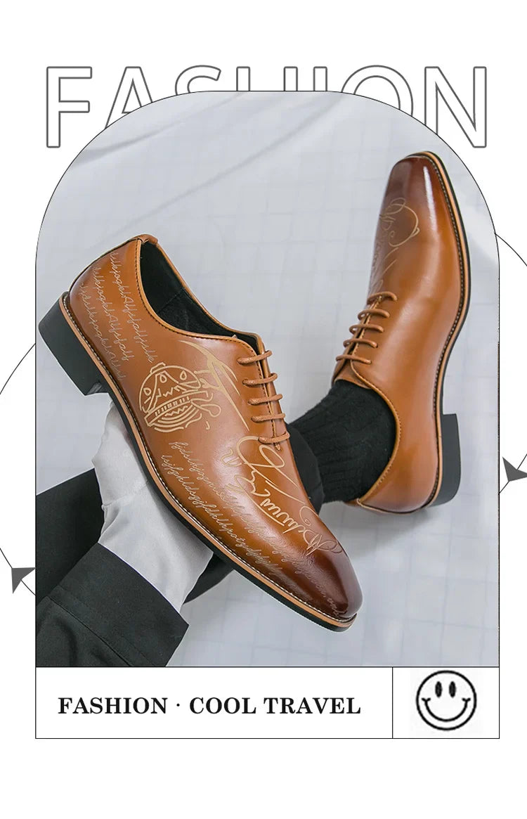 White Elegant Men Dress Shoes Leather Oxford Shoes Man Business Formal Shoes Design Social Shoes Male apatos para hombre