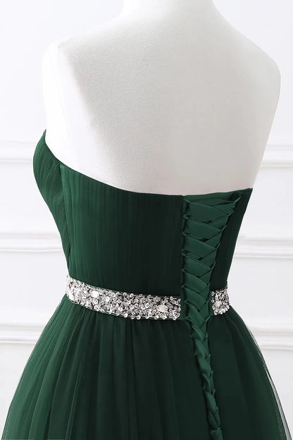 Vestidos de Noite de Tule Azul Royal com Renda, Cristais e Lantejoulas para Festa Formal de Noiva, Sexy, sem Mangas, Vestido de Baile, Branco, Borgonha