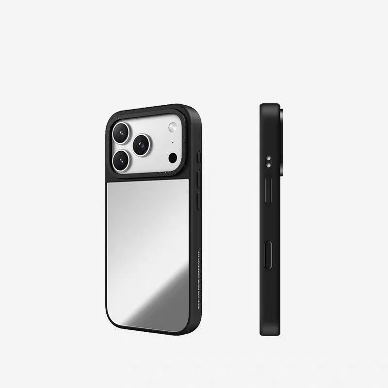 Luxury Makeup Mirror Phone Case For iPhone12 13 14 15 17Pro Max11 16Pro Max 17Pro iPhone Air 16Plus Hard Case MagSafe Compatible