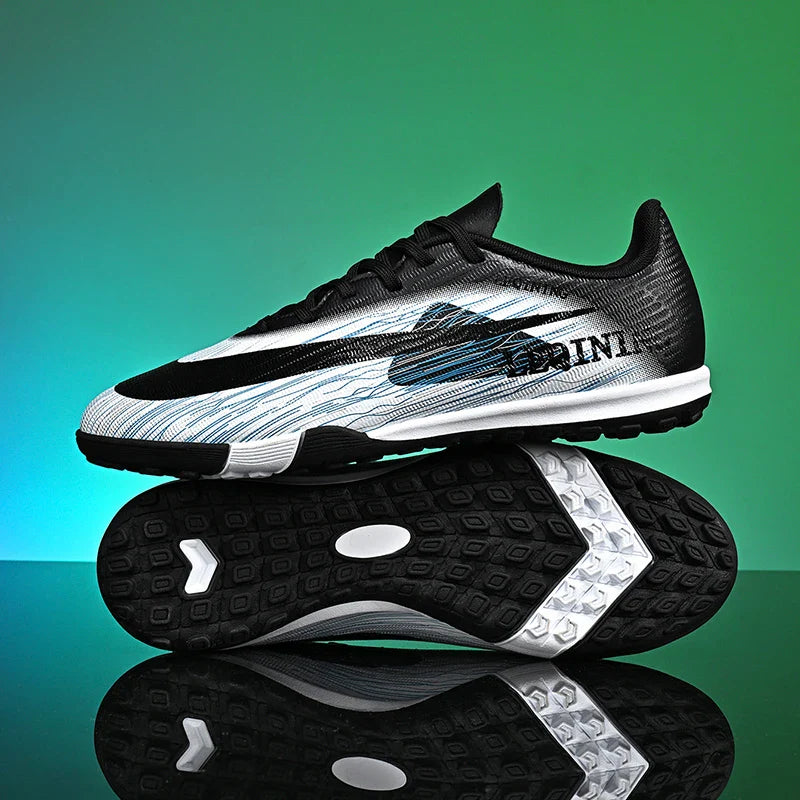 New Men Football Boots Outdoor Non Slip Match Boys Breathable Soccer Shoes Sport Adult Cleats Training Long Spikes Comfortable