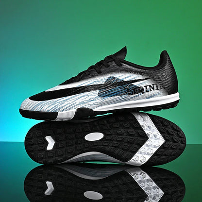 New Men Football Boots Outdoor Non Slip Match Boys Breathable Soccer Shoes Sport Adult Cleats Training Long Spikes Comfortable