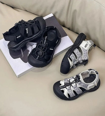 Boys Closed-Toe Sandals 2026 Summer New Arrivals Kids Casual Sneakers Non-Slip Soft Sole Beach Walking Shoes