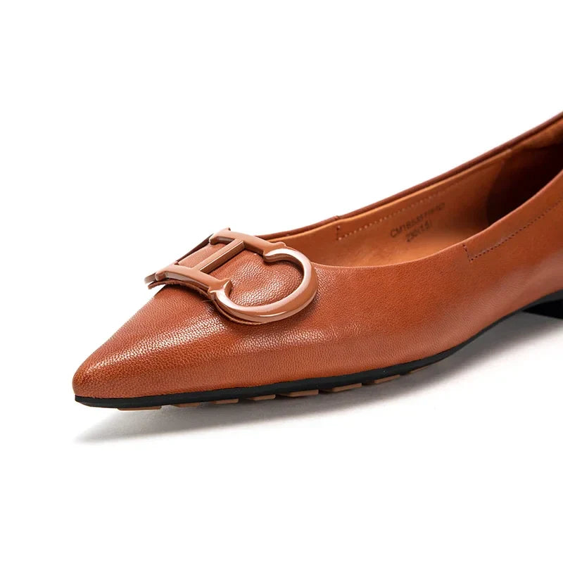 Women's Flats Simple Solid Coloured Classic Fashionable Style Pointed Toe Suitable for Business Office Comfortable For Girls