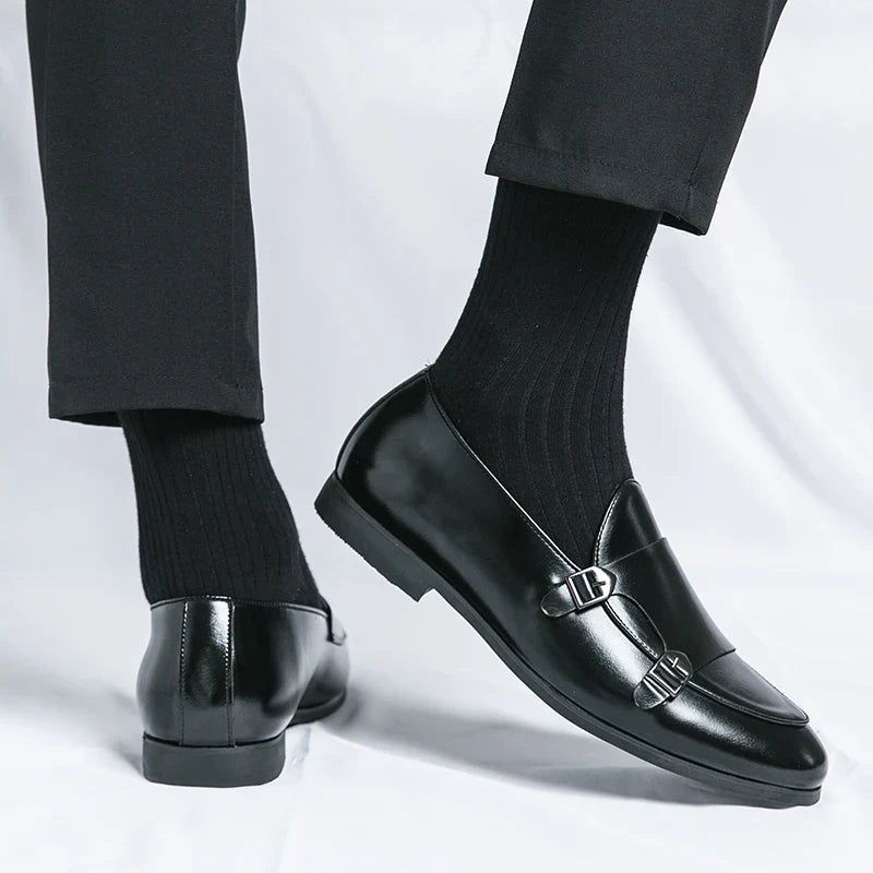 Men's Dress Shoes Trend Formal Leather Shoes For Men Classic Office Social Party Leather Loafers Male Casual Business Shoes Man