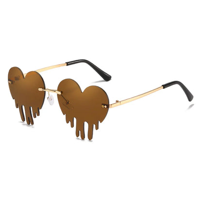 New Trend Personality Sunglasses Colorful Ocean Tears Sunglasses Sunglasses for Men and Women Halloween Christmas.