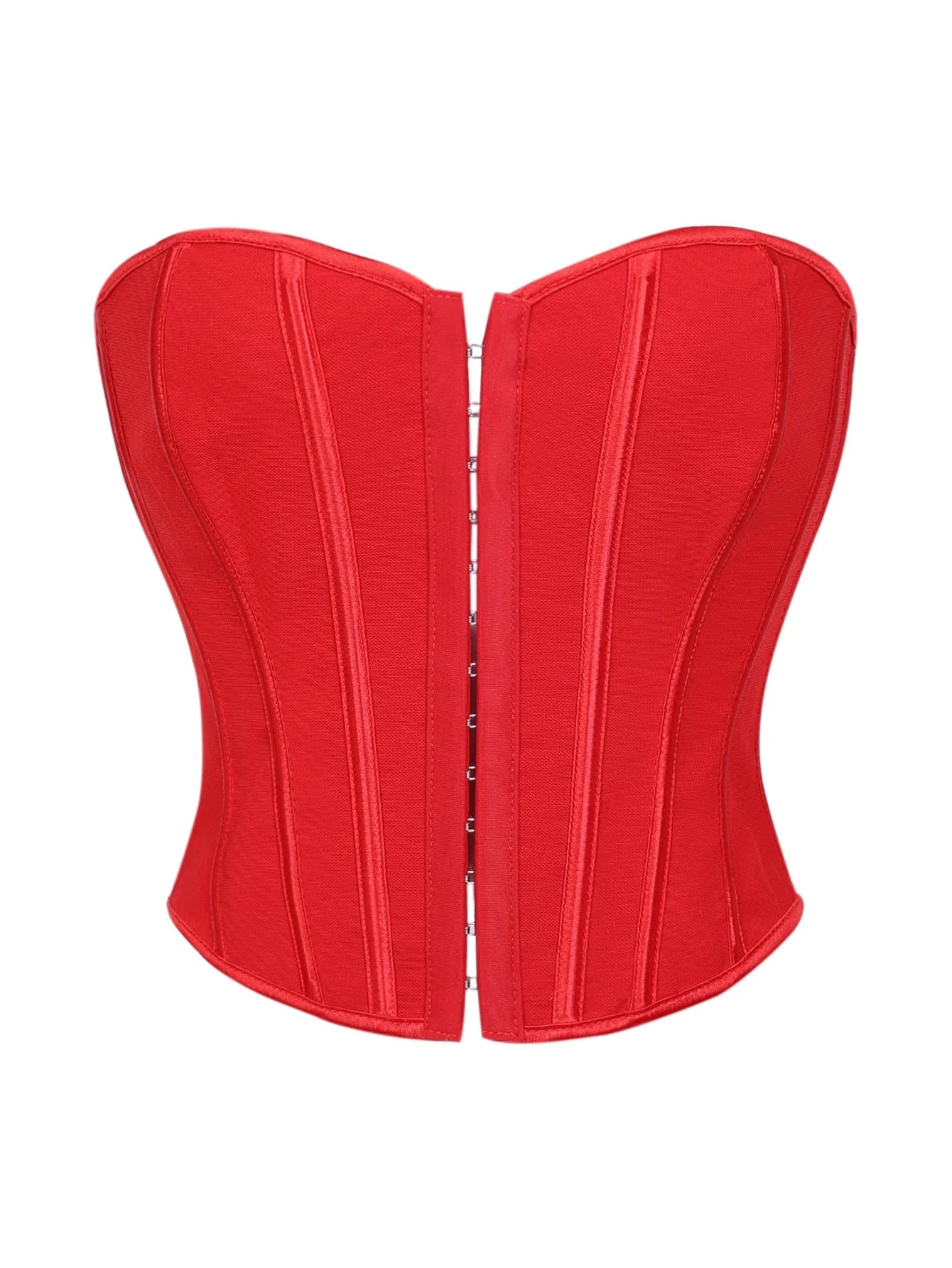 Button down corset for Halloween women is shaping top with a tie at the back