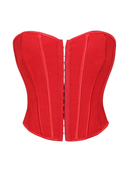 Button down corset for Halloween women is shaping top with a tie at the back