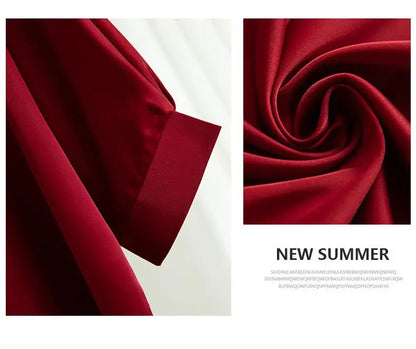 2026 New In Summer Satin Silk Half-Sleeve Tee Tops Basic Solid Women‘s T-Shirt Casual O-neck Thin Shirts Ladies Loose Blouses