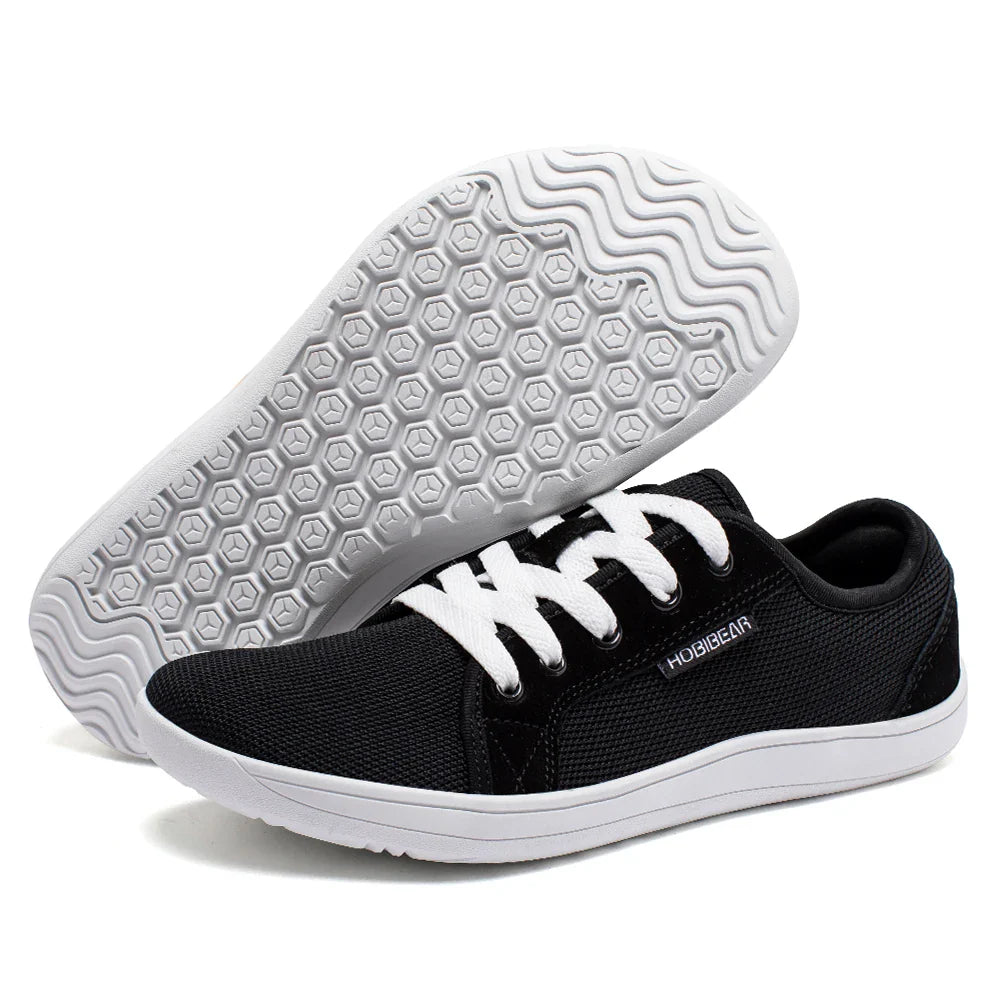 Wide Barefoot Shoes for Unisex Outdoor Running Zero Drop Casual Sneaker Minimalist Shoes