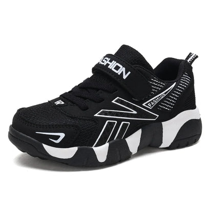 Children's Sneakers for Boy Lightweight Sport Tennis Shoes Fashion Breathable Mesh Kids School Running Basketball Shoes Non Slip