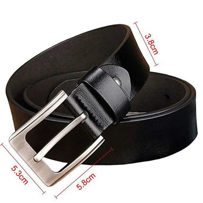 2024 Genuine Leather Belt Men 140 150 160 170cm Large Size Luxury Designer Belts Split Leather High Quality Waist Belt