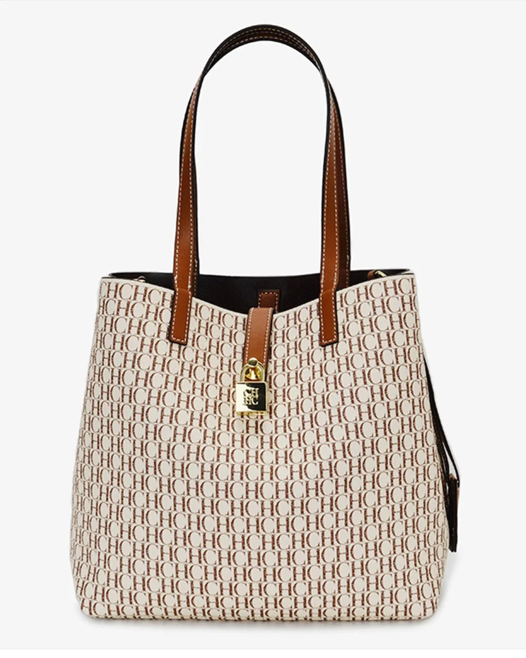 Women's Large Capacity Handbag Daily Commuting High-end Versatile PU Material Letter Printed Design Women's Crossbody Bag