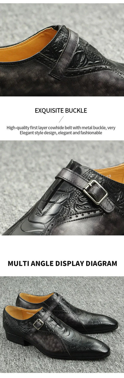 Men's Genuine Leather Loafers Soft & Comfortable Formal Shoes for Office, Wedding, Party Spring & Summer Dress Shoes | Hot Sale