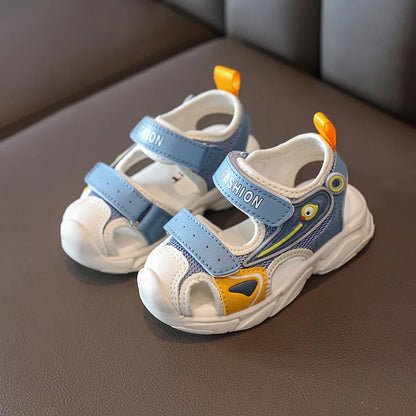 2026 Summer Girls Kids Sandals Soft Comfortable Closed Toe Protective Sandals,Cartoon Colorful Cute Shoes Kids Summer Boys Girls