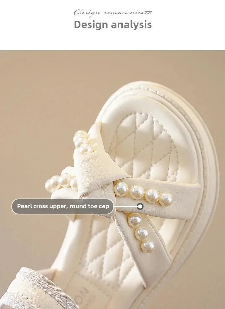 Children's Sandals Summer 2025 New Arrival Soft Bottom Slippers For Medium To Large Kids Women's Fashionable Beach Shoes