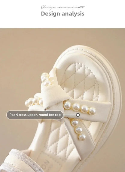 Children's Sandals Summer 2025 New Arrival Soft Bottom Slippers For Medium To Large Kids Women's Fashionable Beach Shoes