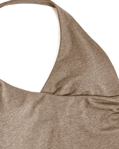 Women's Yoga Suits Quick Drying Leggings Gym Shorts Nude Hanging Neck Bra Running Gym Exercise Sets