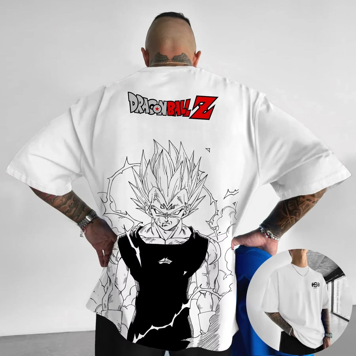 T-Shirt Summer New Men's Street Hip Hop Loose Casual American Trend Short Sleeve Top