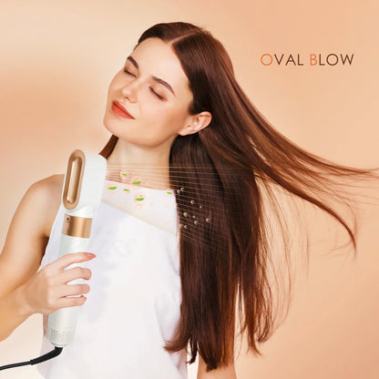 5-in-1 Hair Styling Kit Multi-Function Curling Iron Straightener Hot Air Brush Quick Styling Hair Care Beauty Tools