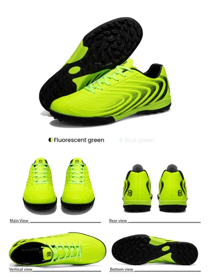 Men Professional Soccer Shoes Outdoor Anti-Slip Training Sport Shoes Male Light Leather Football Boots Chuteira Campo
