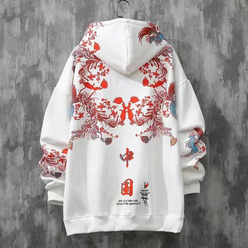 Moletons Pretos com Estampa de Anime Essenciais com Capuz Feminino Estética Coreana Moda Fofa Moletons com Capuz Streetwear para Mulheres