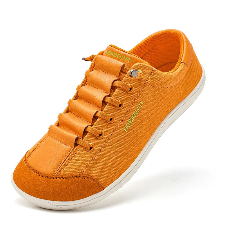 HOBIBEAR Tênis Casual Unissex de Lona | Zero Drop | Bico Largo para Caminhada Minimalista