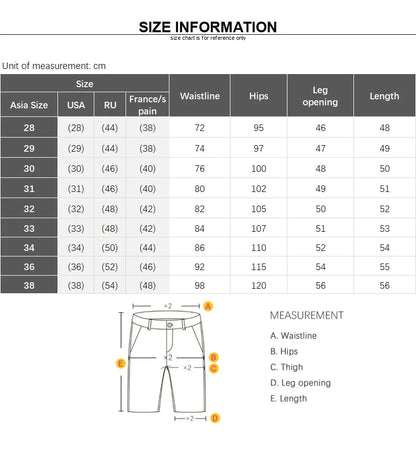 Men's Straight Casual Denim Shorts Simple Solid Cargo Slim Jeans Comfortable Breathable Bermuda Short Pants Summer 2025 Y2K