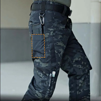 New Tactical Pants Quick Dry Multi-Pocket Cargo Pants Mens Casual Trousers Wear-Resistant Work Trainning Hiking Pant Loose