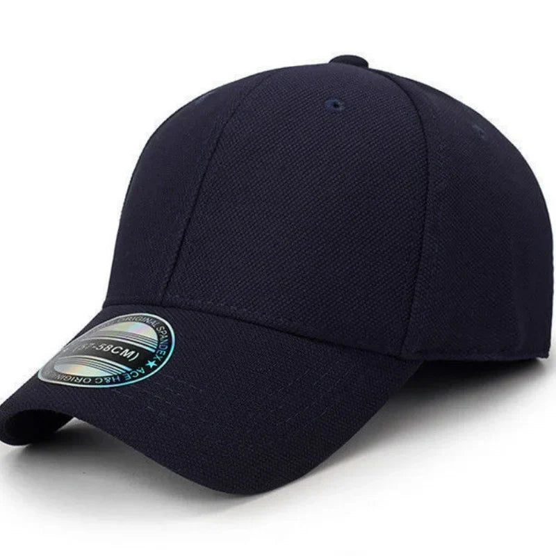 High Quality Baseball Cap Man Fitted Closed Full Cap Mesh Cap Outdoor Breathable Sports Cotton Sun Male TruckerHat Gorras Hombre