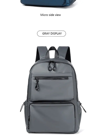 A 14 Inch Computer Backpack Large Capacity Simple Durable Men's Backpack Lightweight Men's Travel Backpack Student Schoolbag