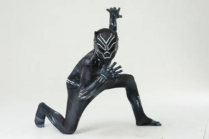 Anime Black Panther And Wizard of Oz Cute Lion Cosplay Costume Bodysuits Children For Men Boys Halloween Superhero Jumpsuits