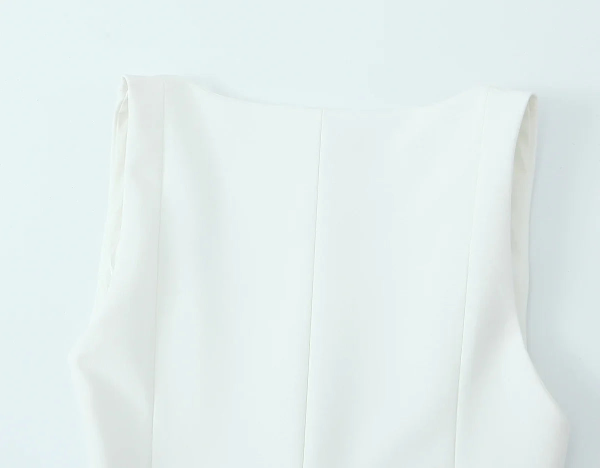 Women Sweet Elegant Tops Skirt Hem Halter Top New 2025 Fashion Spring Summer Romantic Casual Holidays Slim Tops