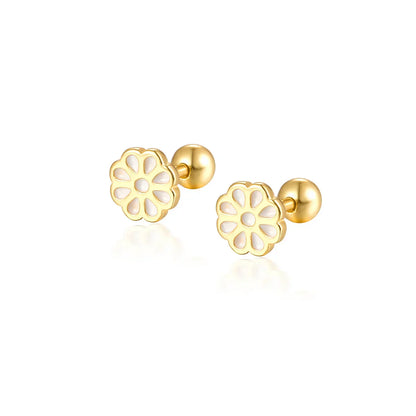 925 Sterling Silver Fashion Love Butterfly Romantic Star Crown Screw Stud Earrings for Women Ear Bone Piercing Jewelry