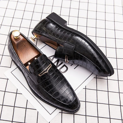 Mens Leather Designer Brand Casual Classic for Men Smile Breathable Office Loafers Formal Business Footwear Dress Shoes Flats 48
