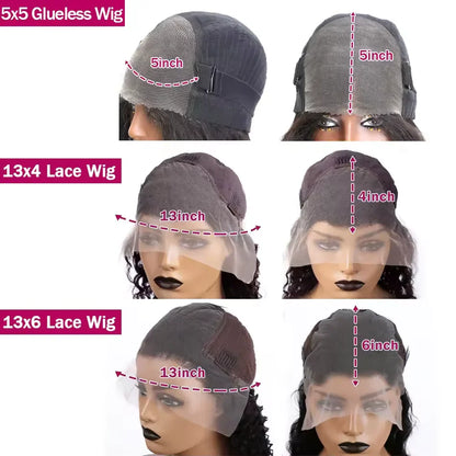 40Inch 200% Density 13x4 13x6 Body Wave Lace Front Wigs Human Hair Pre Plucked Human Hair Wigs For Women