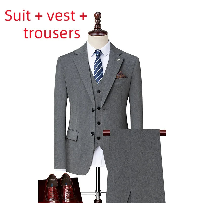 2025 High quality fashion handsome everything fashion business leisure has a single west two sets three sets