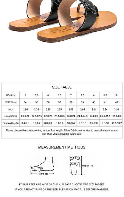 Women's Slippers For Spring/Summer 2026 New Women's Flat Beach Sandals