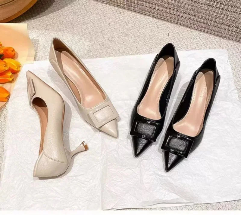 New style comfortable and versatile fairy-style suit light professional fashion with small skirt ladies high heels