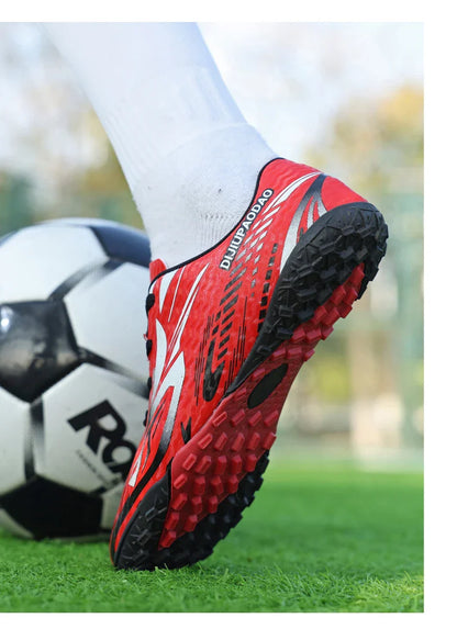 Outdoor Children's Football Shoes Low-cut Kids Soccer Shoes Sports Shoes Comfy Non-Slip Training Shoes For Boys Futsal Sneakers