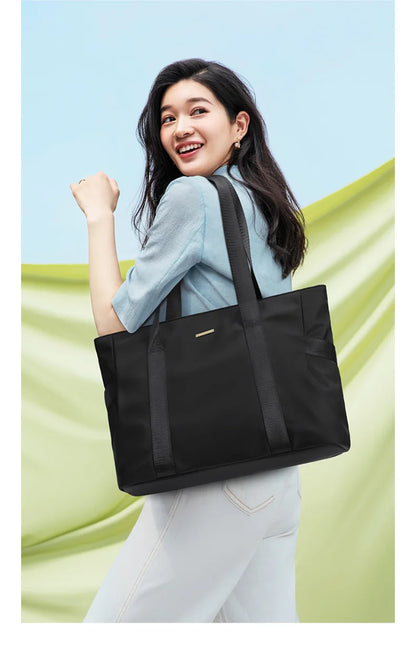 Designer Luxury Women's Bag Shoulder Bags For Work 14 Inches Commuter Bag With Zipper Compartments Large Capacity Tote Bag