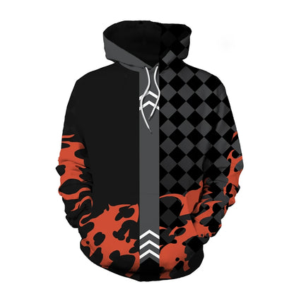 Anime Demon Slayer Kimetsu No Yaiba 3D Hoodie Sweatshirts Demon Slayer Agatsuma Zenitsu Tomioka Giyuu Cosplay Men Coat Outfit