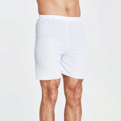 Plus Size Ice Silk Cool Summer Men Sleepwear Shorts Sexy Underwear Nightwear Comfortable Loose Sports Man Sleep Bottoms Homewear