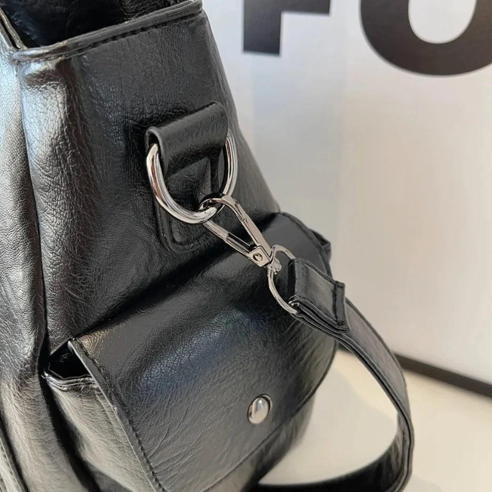 Daily Business Commuting Large Capacity Tote Hand Bags Soft Pu Leather Shoulder Bags for Women Zipper Women's Handbags Quality