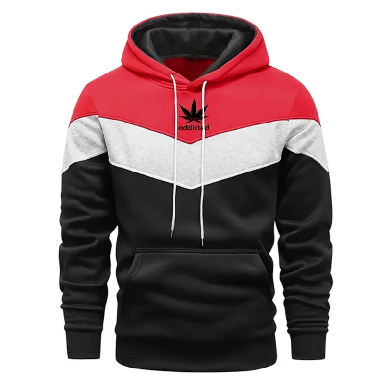 Hot Sales Mens Tracksuit Printed Casual Tricolor Sweatshirts High Quality Sports Jogging Man Clothing Single Piece Hoodie Pants
