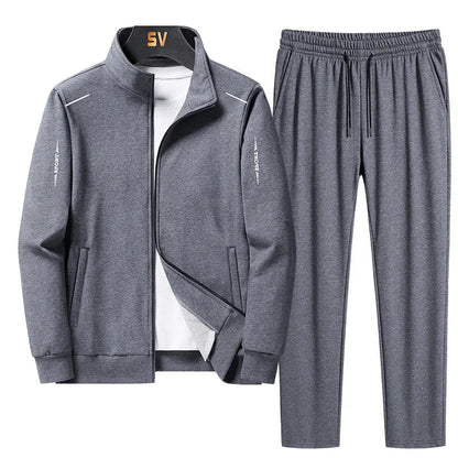 Men's Tracksuit Suit New Arrive Tracksuit Mens Casual Solid Solor Sweatpant Set Unisex Jogging Suit MEN Plus Size 6XL 7XL 8XL