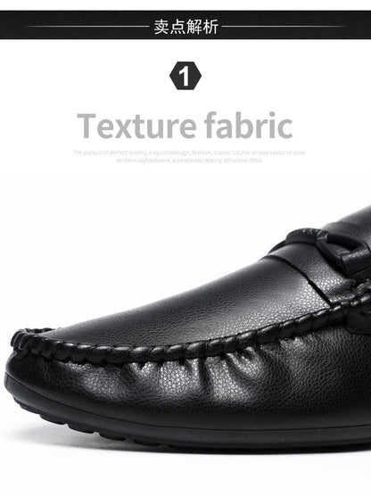Mocassins Minimalistas Masculinos Sapatos Casuais de Couro Confortáveis Para Homens Sapatos de Condução Antiderrapantes Sapatos de Escritório Slip-on Tamanho Grande 46