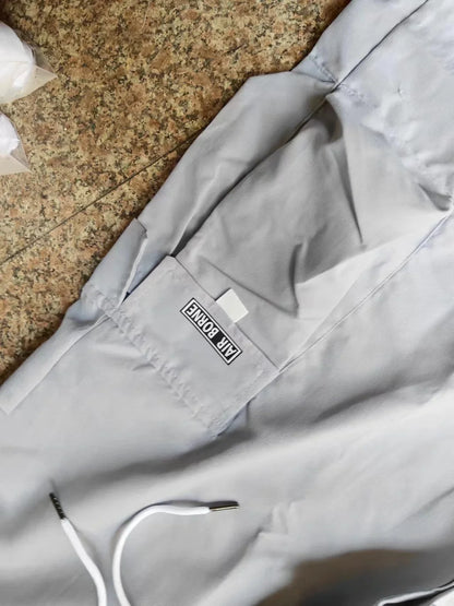 Men's Anti-Wrinkle Cargo Jogger Pants - Water-Resistant Fabric, Functional Pockets & Drawstring, Versatile for Commute & Casual