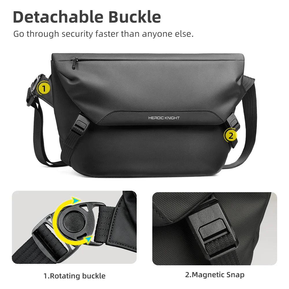 Water Repellent Messenger Bag Men Bags Casual Shoulder Crossbody Bags Fit 11 inch Ipad Fashion Outdoor Cycling Side Bag  Male