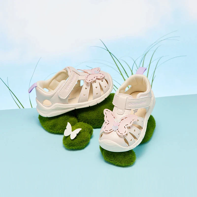 Toddler Sandals Summer Baby Girls Casual Shoes First Walkers Cool Fashion Sweet Butterfly Outdoors Sandal DB2221277-A